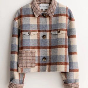 Petite Studio NYC Stockholm Wool Jacket Blue